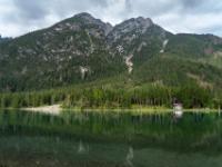 Vorgipfel des Sarlkofel mit dem Toblacher See darunter